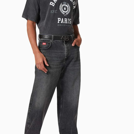 BALENCIAGA College 1917 Medium Fit T-shirt in Vintage Cotton Jersey