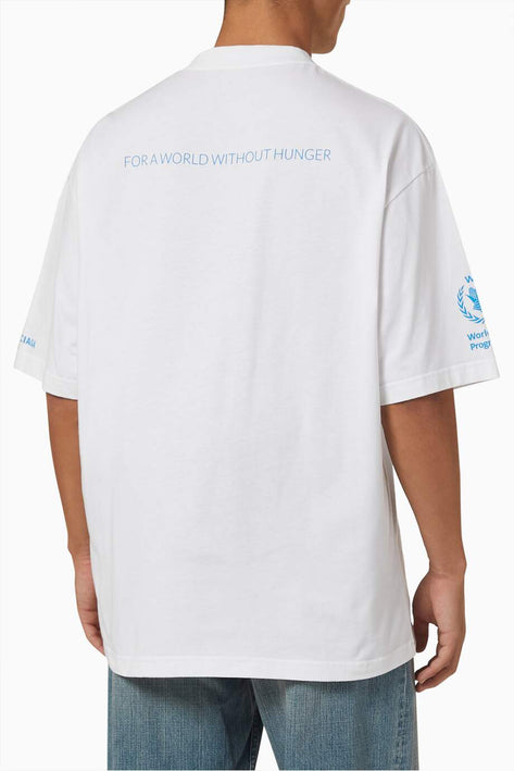 Balenciaga  Logo T-shirt in Organic Cotton Jersey
