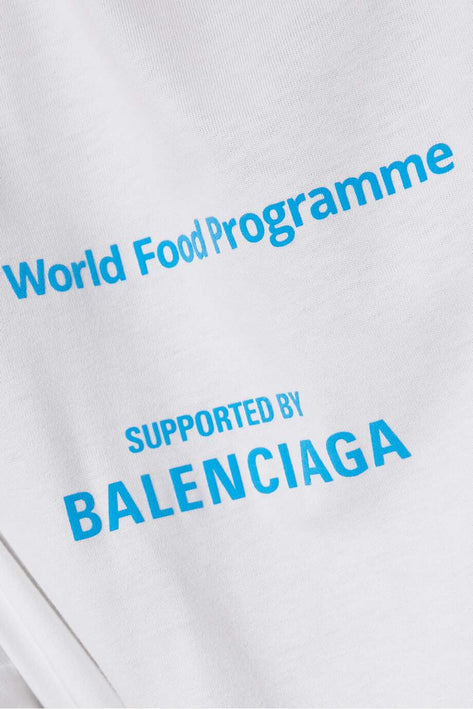 Balenciaga  Logo T-shirt in Organic Cotton Jersey