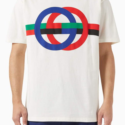 GUCCI Round GG T-shirt in Cotton