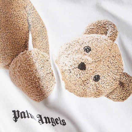 Palm Angels Logo Bear Classic T-shirt in Cotton