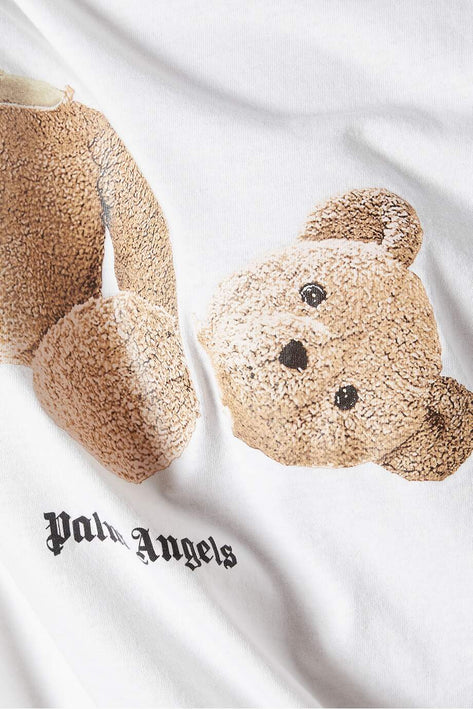 Palm Angels Logo Bear Classic T-shirt in Cotton