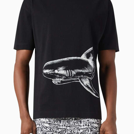 Palm Angels Broken Shark T-shirt in Cotton Jersey
