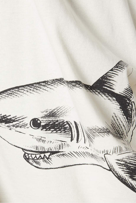 Palm Angels Broken Shark T-shirt in Cotton Jersey
