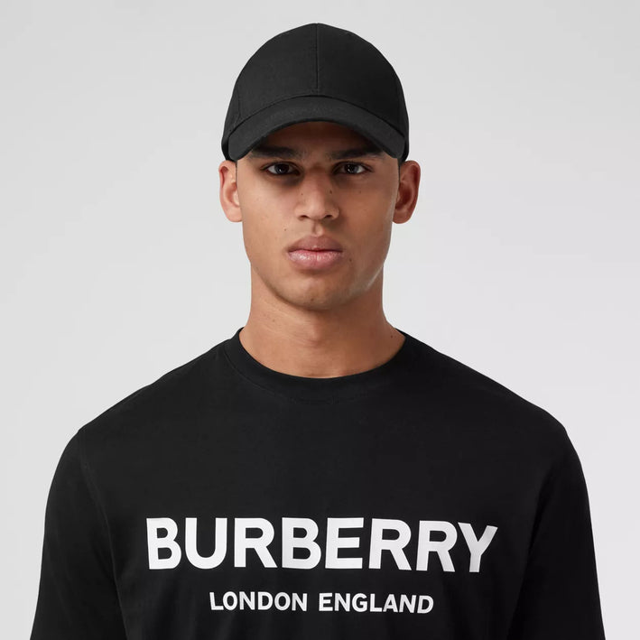BURBERRY Logo Print Cotton T-shirt