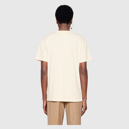 GUCCI Interlocking G Logo Cotton T-Shirt