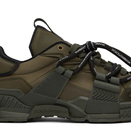 Dolce & Gabbana Khaki Space Low-Top Sneakers