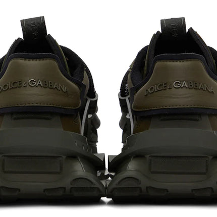 Dolce & Gabbana Khaki Space Low-Top Sneakers
