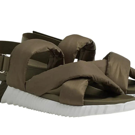 Hermes Electric sandal "Tundra Green"
