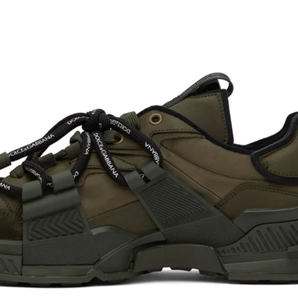 Dolce & Gabbana Khaki Space Low-Top Sneakers