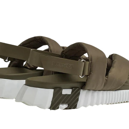 Hermes Electric sandal "Tundra Green"