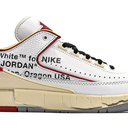 Air Jordan 2 Low x Off-White "White and Varsity Red"