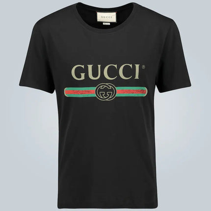 GUCCI Oversized cotton T-shirt with logo