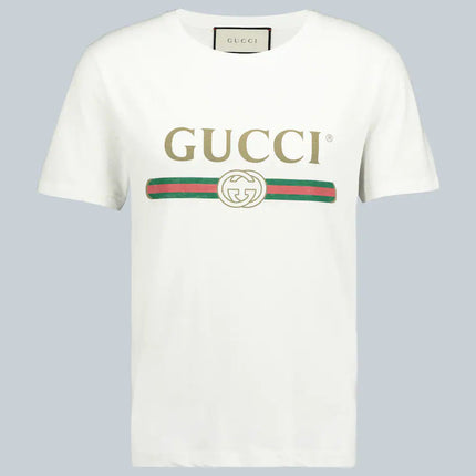 GUCCI Oversized cotton T-shirt with logo