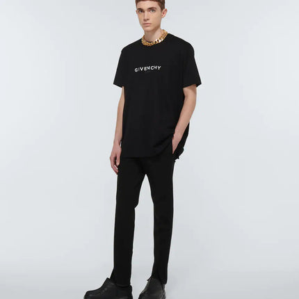 GIVENCHY Oversized logo cotton T-shirt