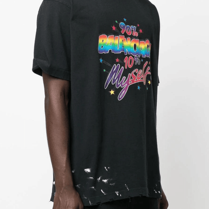 Balenciaga graphic logo-print T-shirt