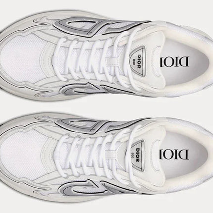 Dior B30 White Mesh And Technical Fabric Low Top Sneakers