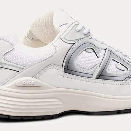Dior B30 White Mesh And Technical Fabric Low Top Sneakers