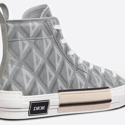 Dior B23 High-top Sneaker "Dior Gray Cd Diamond Canvas"