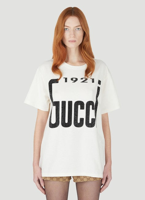 Gucci Crystal 1921 Cotton T-Shirt – kicksfor