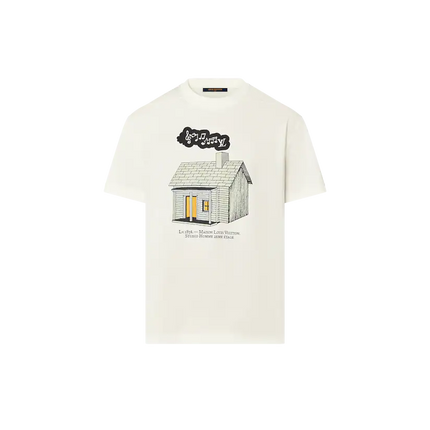 LOUIS VUITTON HOUSE PRINTED T-SHIRT