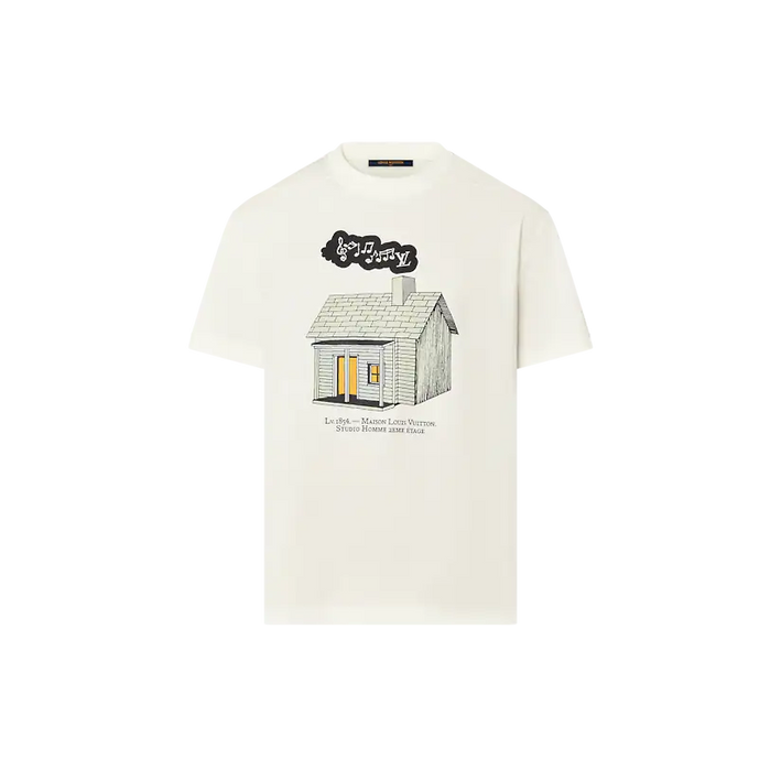 LOUIS VUITTON HOUSE PRINTED T-SHIRT