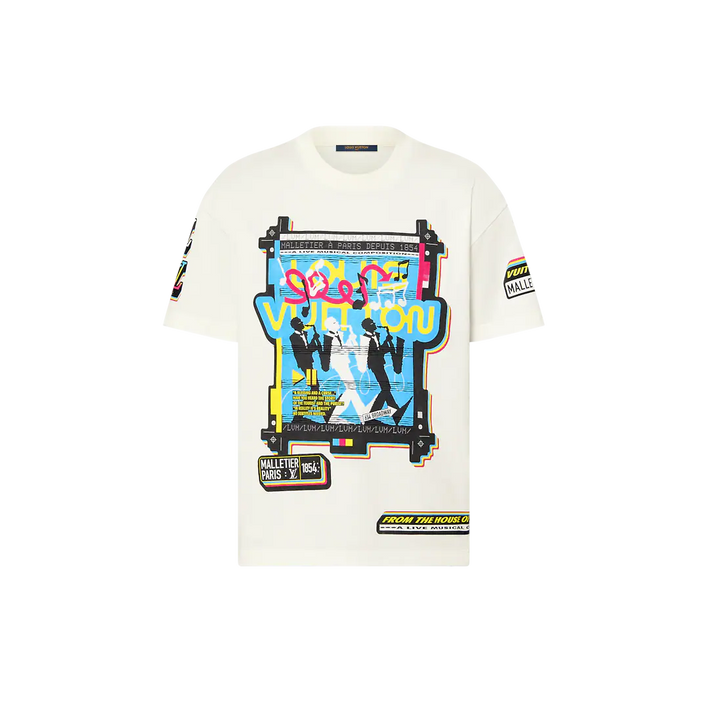 Louis Vuitton Jazz Flyers Short-Sleeved T-Shirt