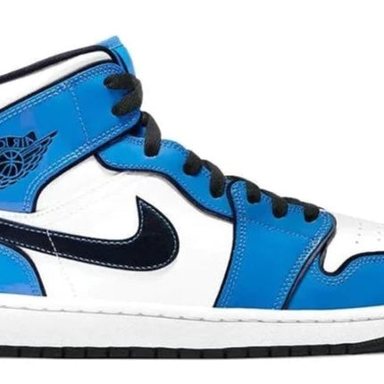AIR JORDAN 1 MID SIGNAL BLUE
