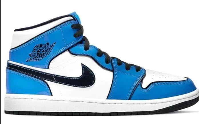 AIR JORDAN 1 MID SIGNAL BLUE